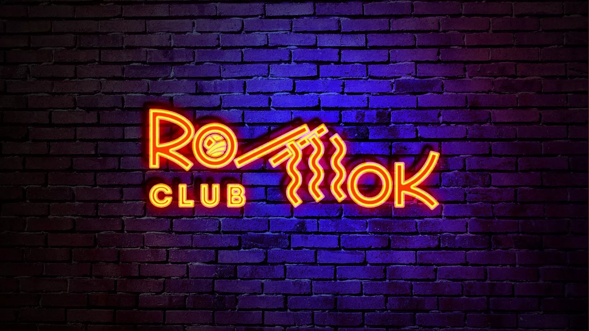 Разработка интерьерной вывески суши-бара «Roll Wok Club» в Новочебоксарске